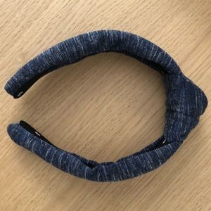 Lele Sadoughi navy headband